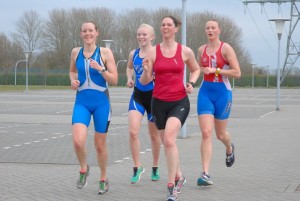 divsie zwemloop dames team