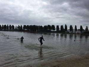 Jorinde goed uit het water